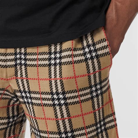 burberry merino wool shorts|burberry trousers for men.